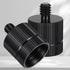 Exircy 2 5/8-11 1/4 PCS Tripod Adapter Laser Level Tripod Conversion Adapter Female to Male, Camera Tripods Adapters