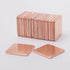 30pcs 15 x 15 x 1 mm Pure Copper Heatsink, Copper Pad Shim Thermal Kit for Cooling PC Components, IC Chipset, GPU, CPU