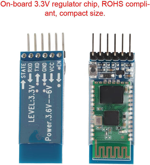 Bluetooth Module UART RS232 Serial Converter HC-05, Transceiver Module for Serial Port Communication