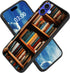 BFSEROBJ for iPhone 17 Case 2025 with Bookshelf Pattern Design Ultra-Thin Black Soft
