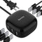 SUPERDANNY 6-Port USB Charger 8A, 40W Mini USB Charging Station for Multiple Devices, 4ft Cable, Compatible with
