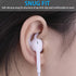 Lunies 6S/6 Plus/5S/5C/5 4 Earpods Covers Anti-Slip Silicone Soft Sport Earbud Tips for iPhone Earbuds Comfortable