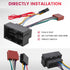 RED WOLF Car ISO Radio Wiring Harness Adapter Plug for 2013-2019 Dodge Ram Jeep Chrysler Fiat 500 CD Player