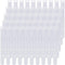 Pasow Adjustable Cable Ties Organizer Fastener, Plastic Buckle, White, 12 Inch, 50Pcs