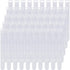 Pasow Adjustable Cable Ties Organizer Fastener, Plastic Buckle, White, 12 Inch, 50Pcs