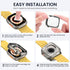 Tensea 2 in 1 Waterproof Screen Protector Case for Apple Watch Ultra 2/Ultra 49mm, iWatch Protective PC Face Cover