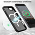 BENTOBEN Magnetic iPhone SE Case, Compatible with Magsafe, Translucent Matte Slim Thin Shockproof Cover