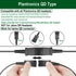 U10P Headset Adapter RJ9 to QD Cable for Plantronics Quick Disconnect Headset, Compatible with Polycom VVX Series Phones