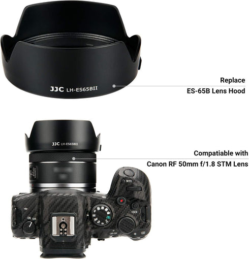 Tulip Flower Lens Hood for Canon RF 50mm f/1.8 STM on EOS R6 R5 RP R Camera, Compatible with 43mm Filters