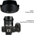 Tulip Flower Lens Hood for Canon RF 50mm f/1.8 STM on EOS R6 R5 RP R Camera, Compatible with 43mm Filters