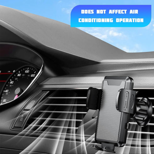 TNAIYH 360 Car Phone Holder Mount, Rotation Adjustable Portable Air Vent Smartphone Mount with Hook Clip, Automobile