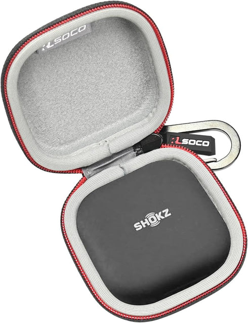 RLSOCO Hard Case for Shokz OpenFit/OpenFit Air Open-Ear True Wireless Bluetooth Headphones (Black)