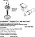 K-Edge Gravity Cap Garmin Mount, Black