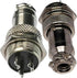 CESS Aviation 3 Pins Plug and Socket Wire Cable Connector, Diameter 0.63" (16mm), 2 Packs