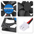 2Pcs DC 12V 12025 Cooling Fan 120x120x25mm 12cm 120mm Computer Case Fan DC 12V Cooling Fan for Fan Server Chassis Power Inverter PC Cooling Fan 2Pin