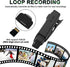 Ahheyie 1080P 64GB 4-6 Body Camera with Memory Card, Night Vision Camcorder HR Battery Life Wearable BodyCam