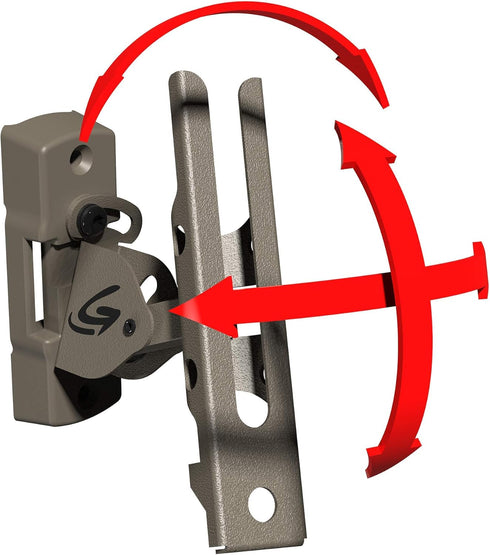 Cuddeback Genius Pan Tilt Lock Mount with Universal Adapter and Mounting Screws Included