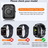 Hensinple Waterproof Case for Apple Watch Band 45mm Series 8/7 with Built-in Screen Protector, IP68 360 Full Protective