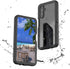 Compatible with Samsung A14 Waterproof Case, Dustproof Shockproof Snowproof with Built in Screen &Camera Lens Protector Lanyard Full Body Cover for Galaxy 14 5G Black/Clear