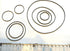 Rubber Belt DVD/CD Cassette Recorder Repair, Maintenance Mix Cassette Rubber Square Belt, Black (60PCS)