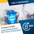 KLIM Discman MP3, 5 Portable Player with Headphones, Built-in Battery - New - Compact CD Player for Home and Car