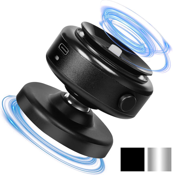 FunApricity 360 Rotatable Car Magnetic Phone Holder,Electric Vacuum Magnetic Suction Car Phone Mount,Magnetic