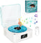 The Waves Vinyl Player with Water Ripple Light, 2024 New Bluetooth Speaker Compatible with TF, AUX Mode, Record Player