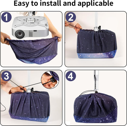 AJFHKJ Projector Dust Cover,Roof Waterproof Projector Covers Suitable for Ceiling Home,Home Theater Projector