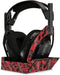 MightySkins Glossy Glitter Skin for Astro A50 Wireless Headphones + Base Station (Gen 4) - Red Modern Camo, Protective,