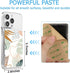 Leather Phone Card Holder Wallet, Stylish Stick Back Phone Wallet for Credit Cards, Suitable for iPhone, Samsung,