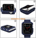 Wolait 42mm Compatible Apple Watch Case, Rugged Protective Case + Tempered Glass Screen Protector, Navy for Series 3,