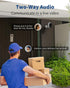 Wireless Outdoor Security Cameras, Battery Powered 2k Color Night Vision, AI Motion Detection, IP66 Weatherproof, 2-Way