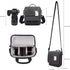 Small Black Messenger Camera Bag for Canon - Compact Shoulder Case