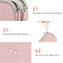 FYY Electronic Organizer, Travel Cable Organizer Bag, Portable Waterproof Double Layers Storage Bag for Accessories