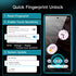 JETech Screen Protector for Google Pixel 7a 6.1-Inch, Fingerprint Compatible, Tempered Glass Film, HD Clear, 3-Pack