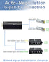 Mini A Pair of Gigabit Fiber Media Converter, Plug and Play Fiber to Ethernet Compact Ethernet Converter