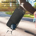 Bocasal RFID Blocking Wallet Case for iPhone 13 Pro Max, Adjustable Crossbody Zipper Purse with Kickstand, Black