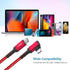 Right Angle USB C Cable 3ft, Besgoods 100W 10Gbps USB-C to USB-C Fast Charging Cord for MacBook Pro/iPhone