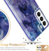 Esdot Samsung Galaxy S22 Plus Case - Fashionable Protective Phone Case Passing 21ft Drop Test (Purple Opal Marble)