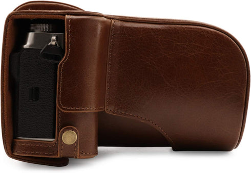 MegaGear Ever Ready Genuine Leather Camera Case for Fujifilm X-T4 (XF16-80mm)