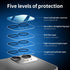 NEW'C 4 Pack, 2 Pack Screen Protector for iPhone 12 Mini + 2 Pack Camera Lens Protector, Case Friendly, Sensor