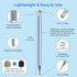 Stylus Pen for Touchscreen, 3pcs 2in1 High Precision Sensitivity Stylus, Compatible with iPhone, iPad, Android,