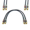 WJSTN RCA to RCA Cable 1ft Stereo Audio Cable,1rca Male to 1rca Male