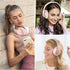 Wireless Bluetooth Headphones Over Ear, 65H Playtime HiFi Stereo Headset with Microphone, Foldable Bluetooth V5.3, Rose