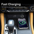 for Nissan Sylphy/Sentra 2020-2023 Wireless Phone Charging Pad, Silicone Material, 15W Adapter