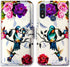 Case for Moto E 2020/Motorola E, Hummingbird in Flowers Leather Flip Wallet Case Cover with Card Slot Holder