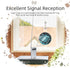 PRUNUS J-166 Portable Radio AM FM, Battery Operated Radio with Tuning Light, Excellent Reception for Indoor & Outdoor