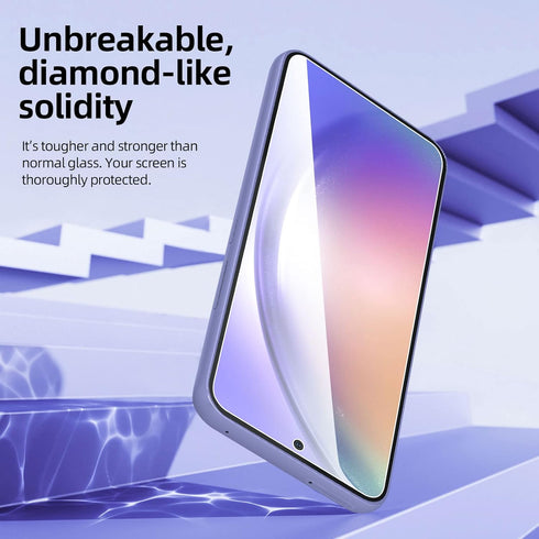 NEW'C Tempered Glass Pack for Samsung Galaxy A54 5G - 3x Scratch-Free, 9H Hardness, 0.33mm Ultra Clear Screen