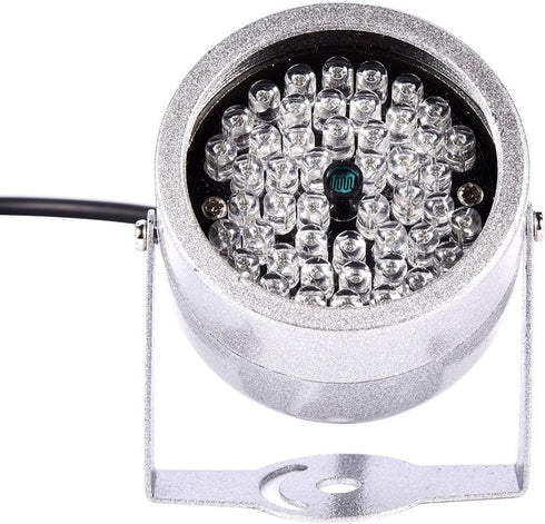 Camera IR Illuminator Lights: Wide Angle Infrared Fill Light for Security Camera, 140 LED Waterproof Night Vision