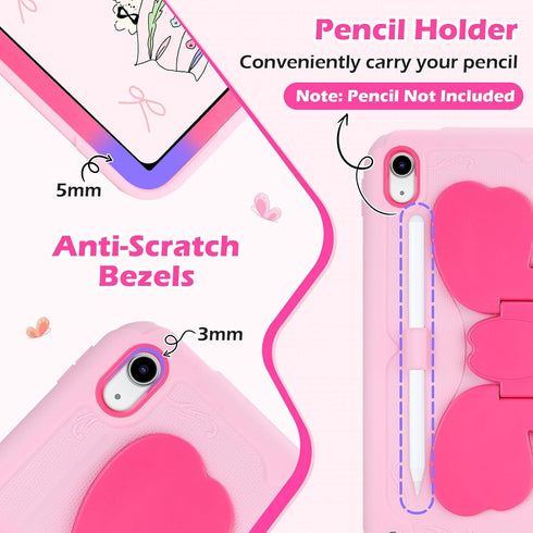 VOFUOE A16 11th 2025 11 Inch, 10th 2022 10.9 Inch for iPad Case Generation for iPad Generation Case for Kids Girls